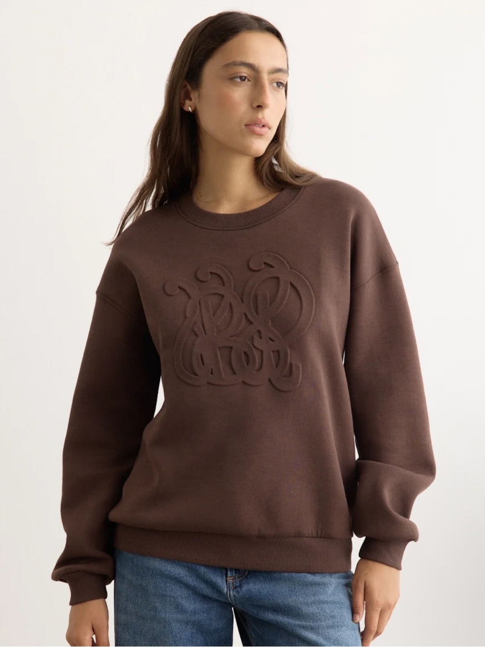 Brown crewneck